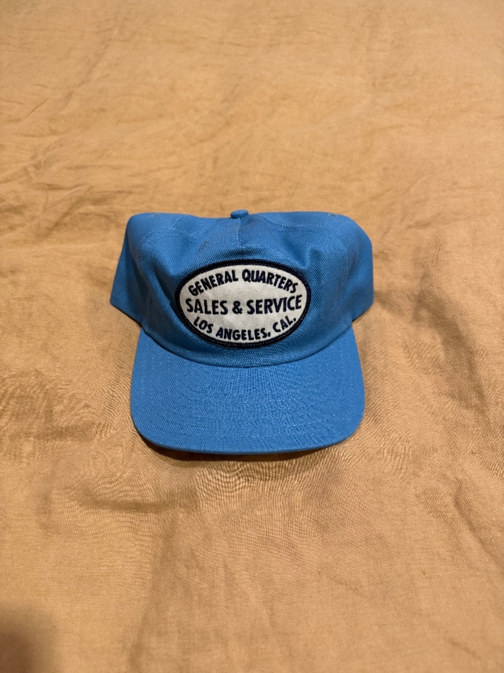 General Quarters Shop Cap, Blue, Adjustable